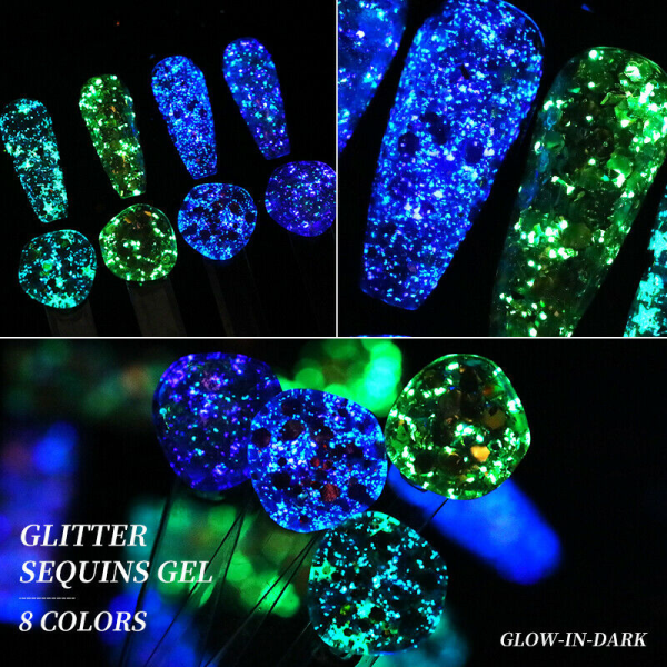 Geluri UV Colorate Gel Glitter Luminos Born Pretty 5g - BGS02