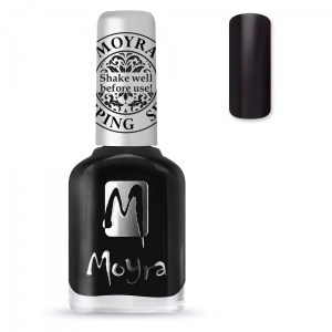 Decoratiuni Unghii Moyra - Oja Speciala pentru Stampile SP 06 - Black